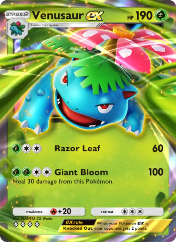 Venusaur ex Cover art