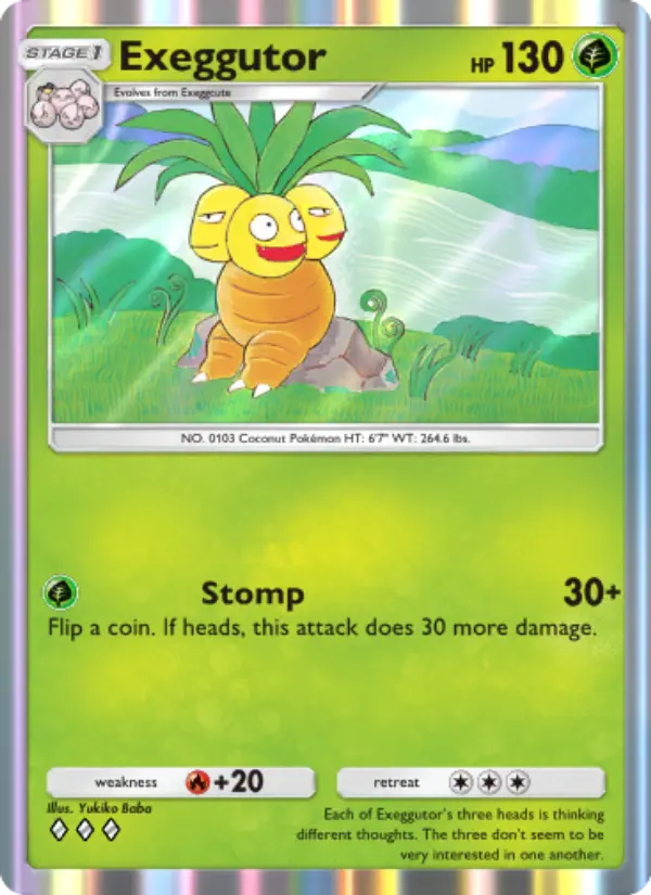 Exeggutor Cover art