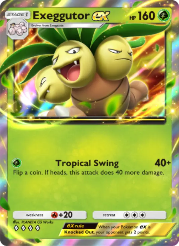 Exeggutor ex Cover art