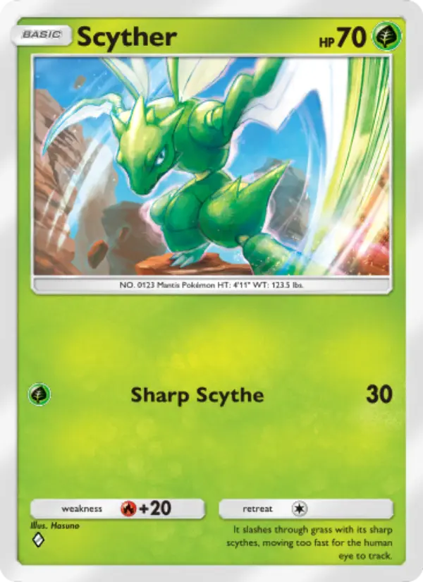 Scyther Cover art
