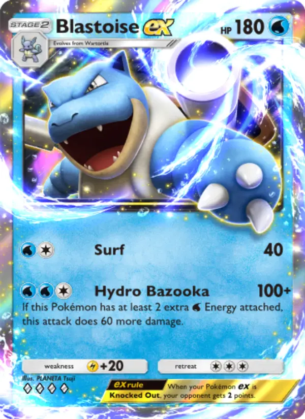 Blastoise ex Cover art
