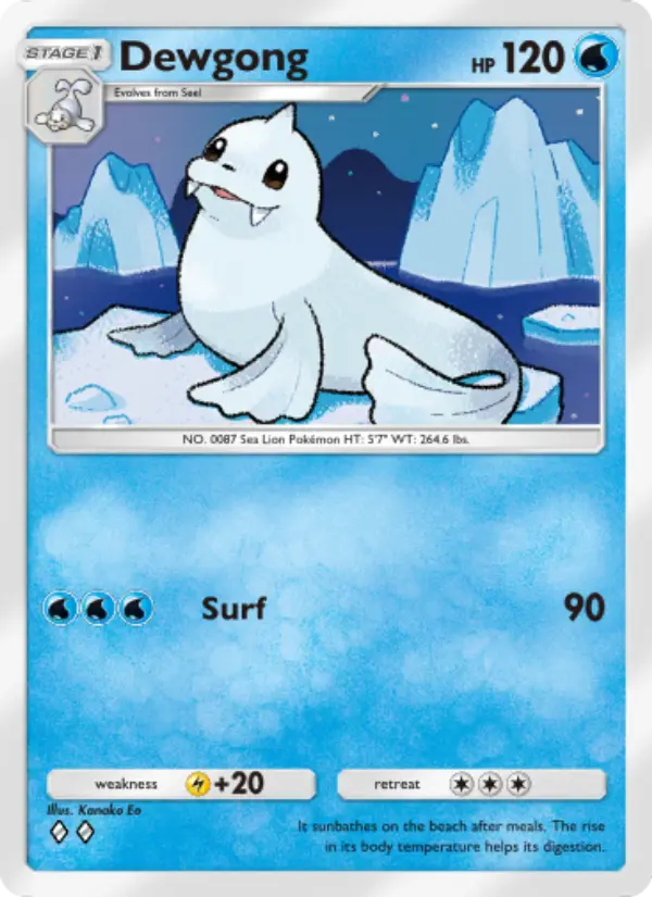 Dewgong Cover art