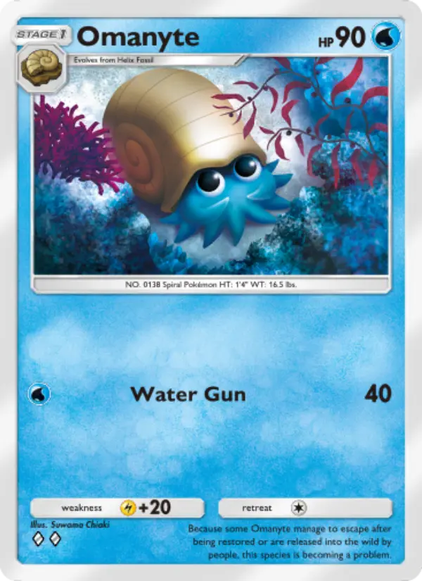 Omanyte Cover art