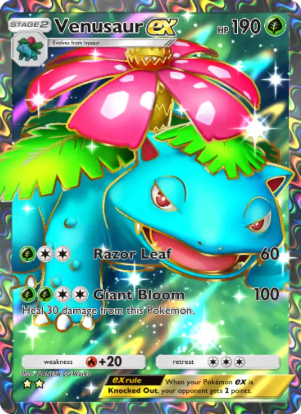 Venusaur ex Cover art