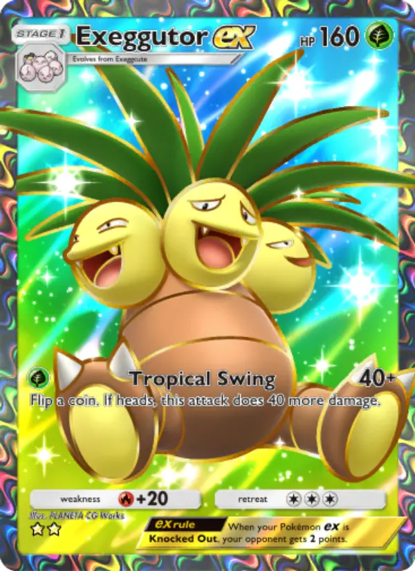 Exeggutor ex Cover art