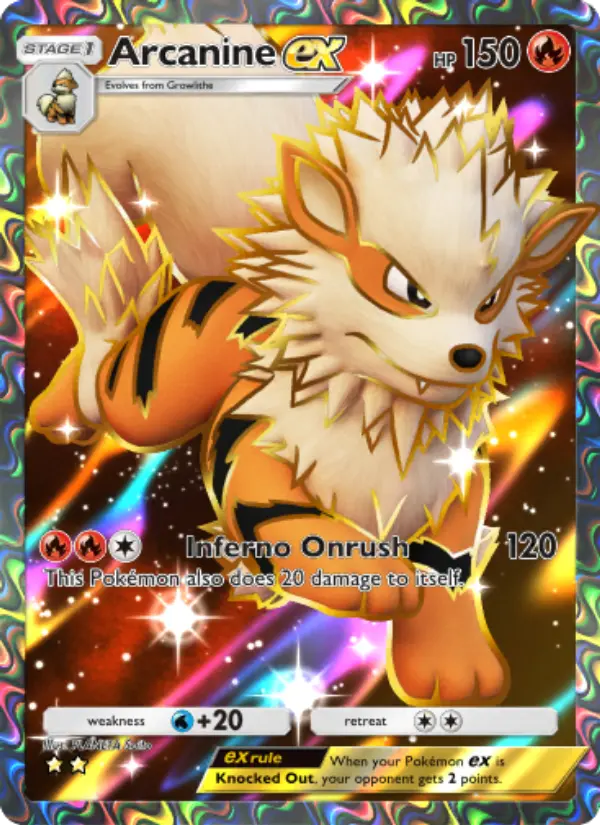 Arcanine ex Cover art