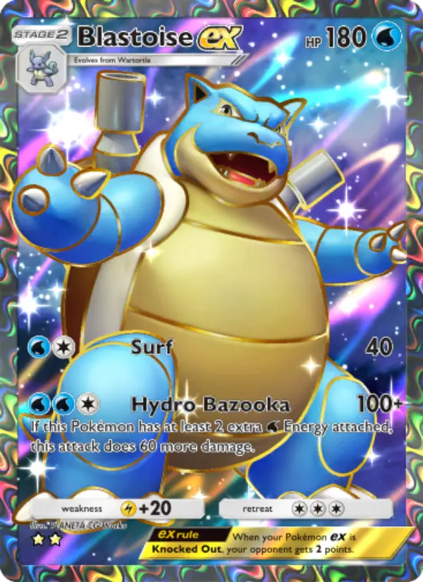 Blastoise ex Cover art