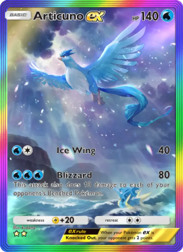 Articuno ex Cover art