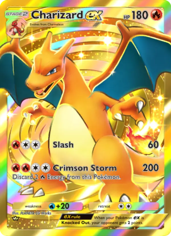 Charizard ex Cover art