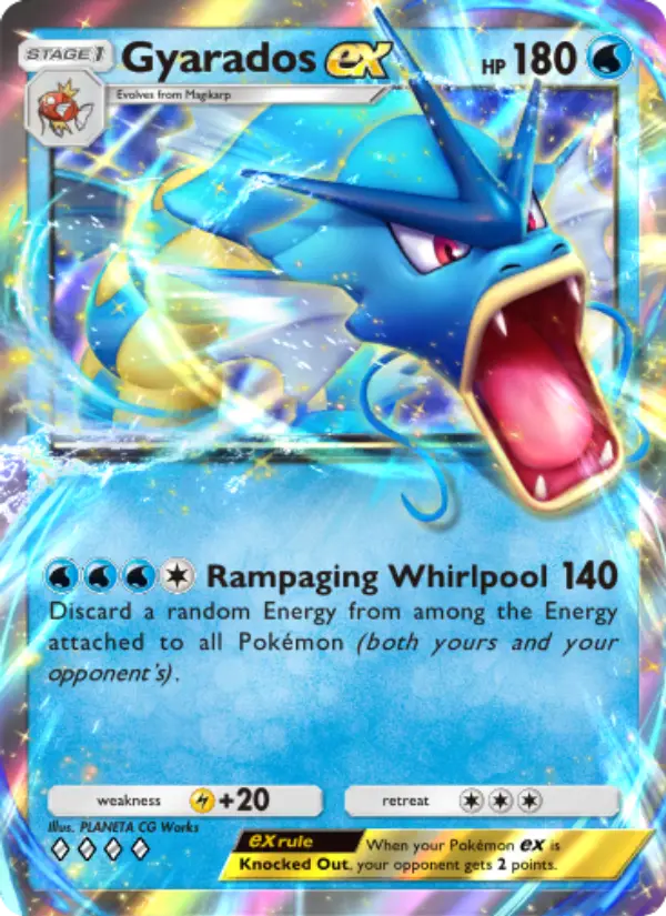 Gyarados ex Cover art