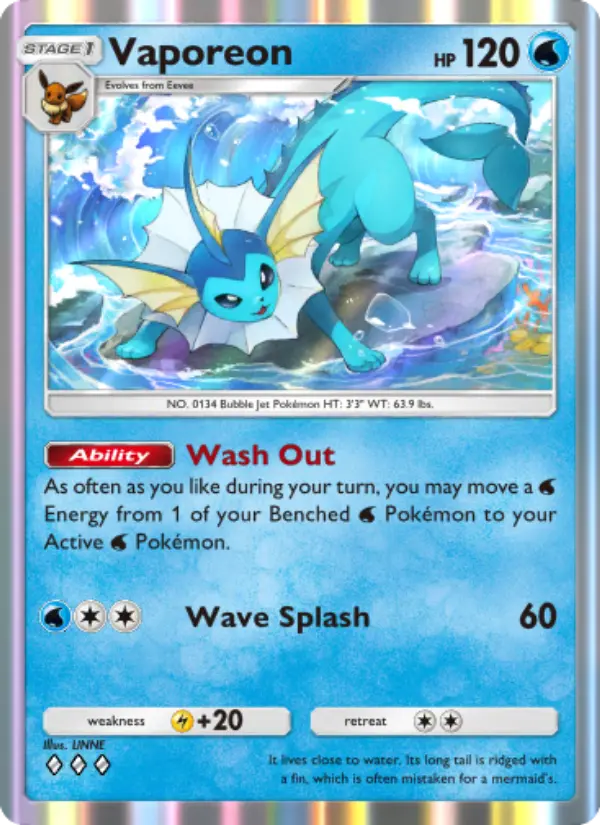 Vaporeon Cover art