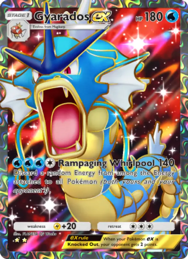 Gyarados ex Cover art