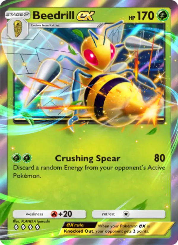 Beedrill ex Cover art