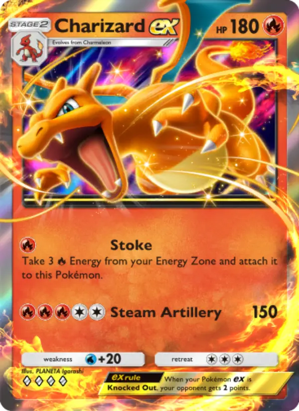 Charizard ex Cover art