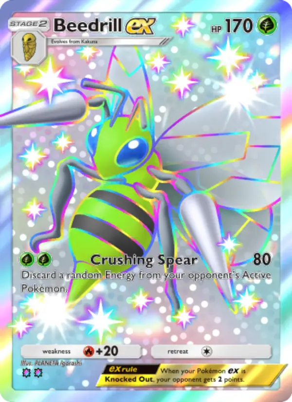 Beedrill ex Cover art