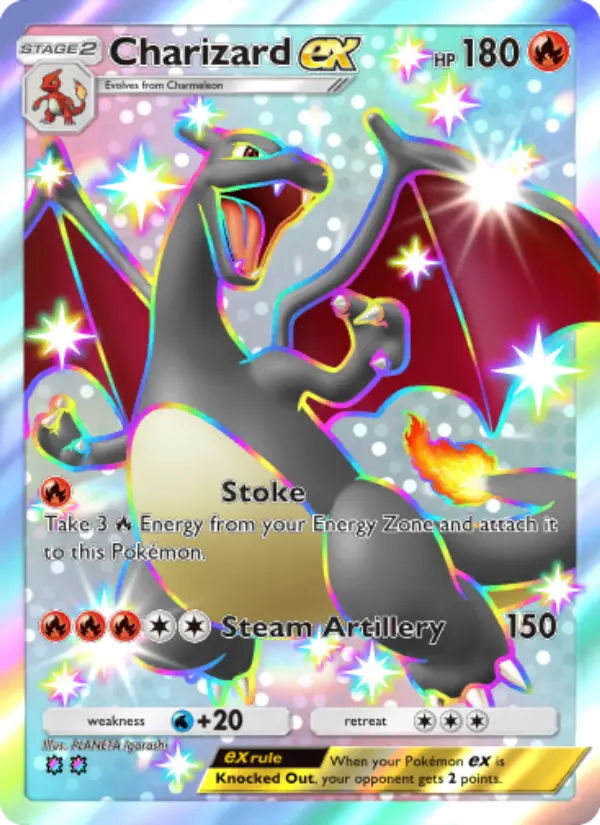 Charizard ex Cover art