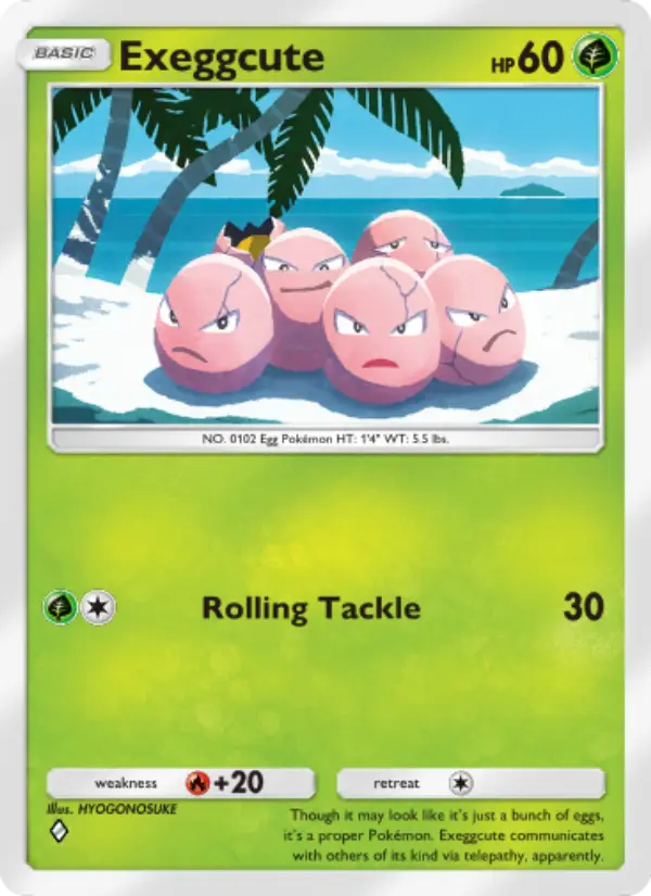 Exeggcute Cover art