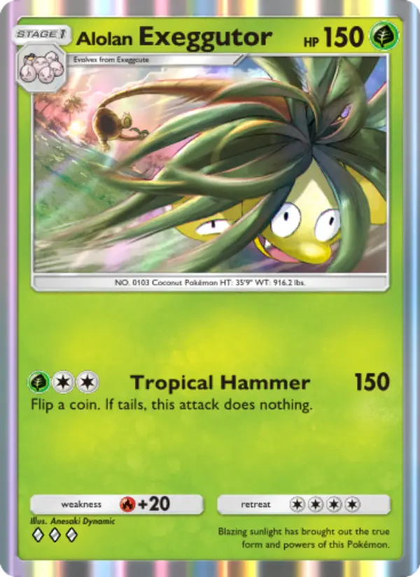Alolan Exeggutor Cover art