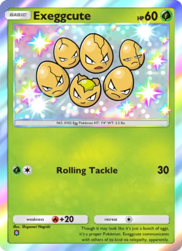 Exeggcute Cover art