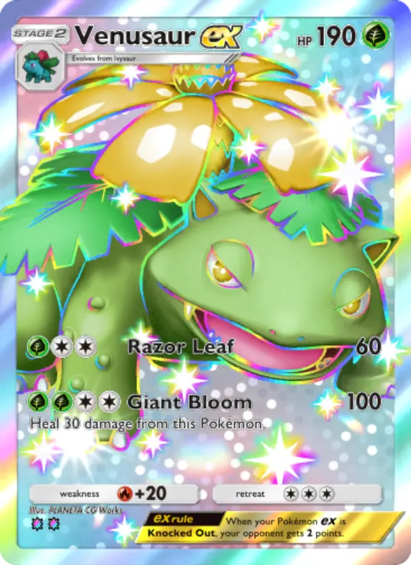 Venusaur ex Cover art