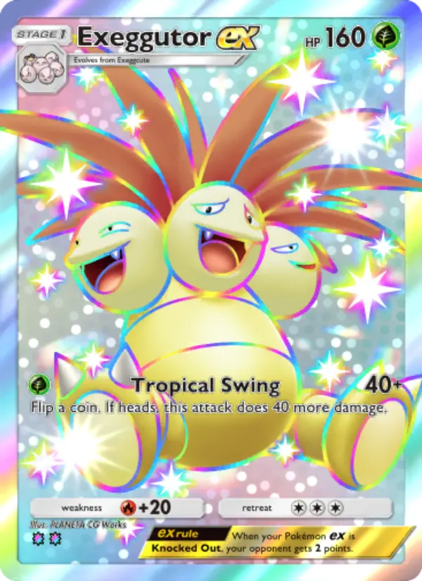 Exeggutor ex Cover art