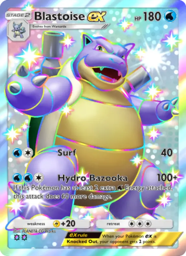 Blastoise ex Cover art