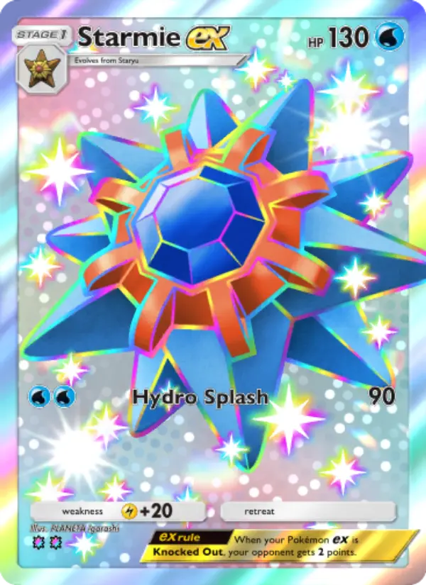 Starmie ex Cover art