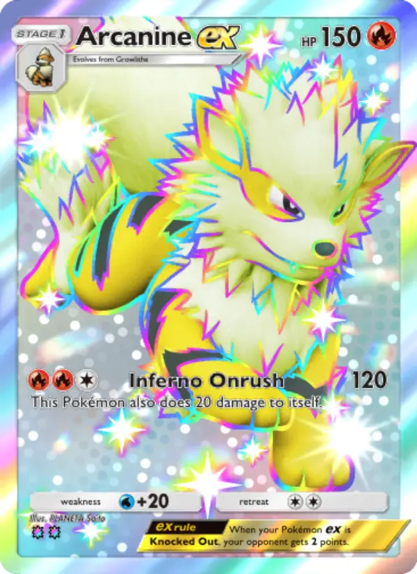 Arcanine ex Cover art