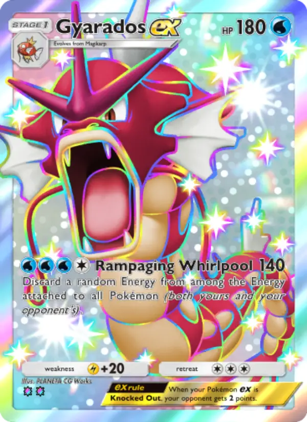 Gyarados ex Cover art
