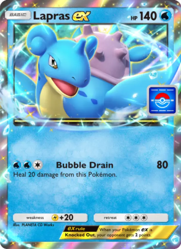 Lapras ex Cover art