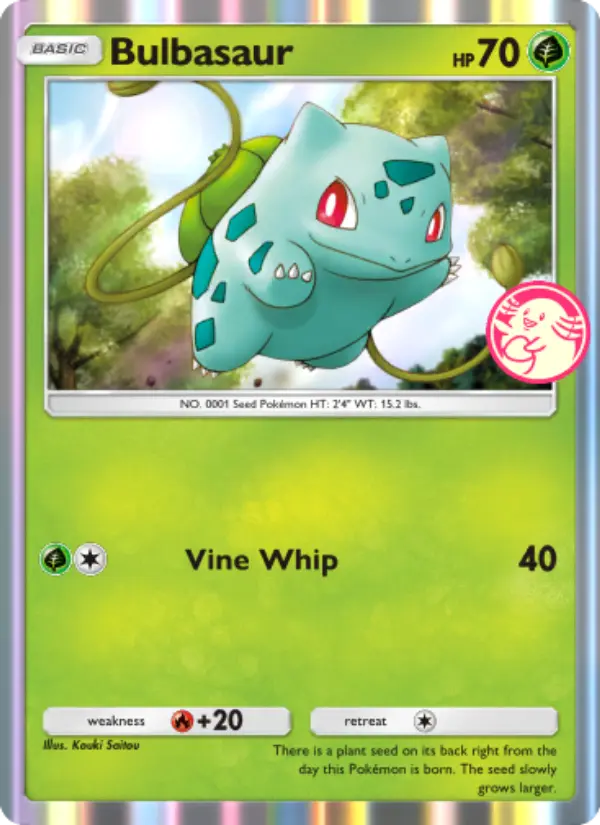 Bulbasaur Cover art
