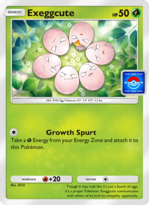 Exeggcute Cover art