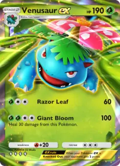 Venusaur ex Cover art