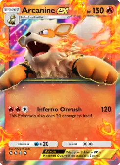 Arcanine ex Cover art
