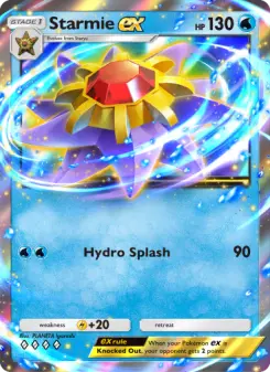 Starmie ex Cover art