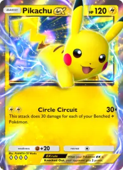 Pikachu ex Cover art