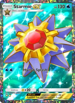 Starmie ex Cover art
