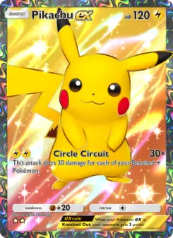 Pikachu ex Cover art