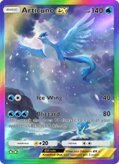 Articuno ex Cover art