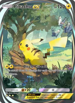 Pikachu ex Cover art