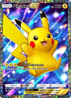 Pikachu ex Cover art