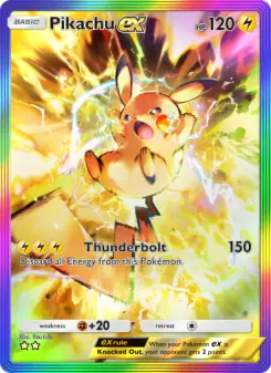 Pikachu ex Cover art