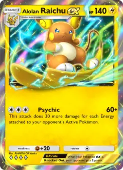 Alolan Raichu ex Cover art