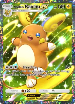 Alolan Raichu ex Cover art
