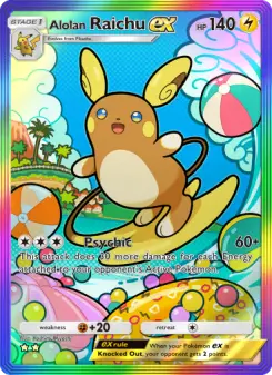 Alolan Raichu ex Cover art