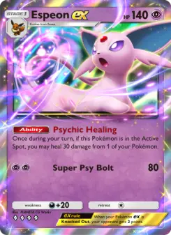 Espeon ex Cover art